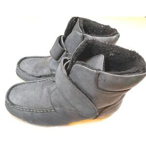 Bruno Maro Boys Insulated Winter Boot Fur Lining‎ Easy-on Outdoor Boots Sz 4